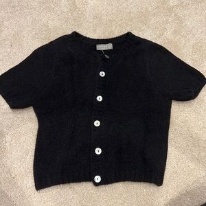 Women’s black Gwendalyn fuzzy sweater